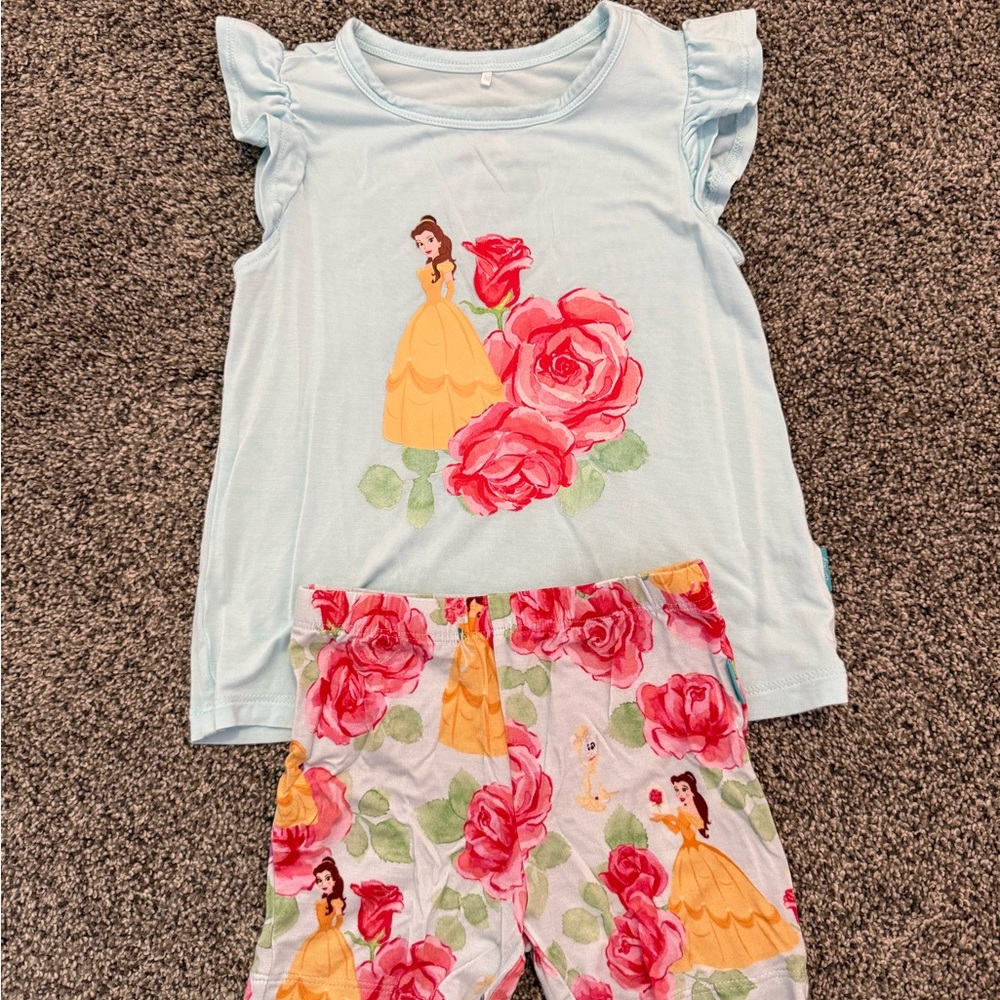 Belle Posh Peanut Light Blue and Red Kids Set